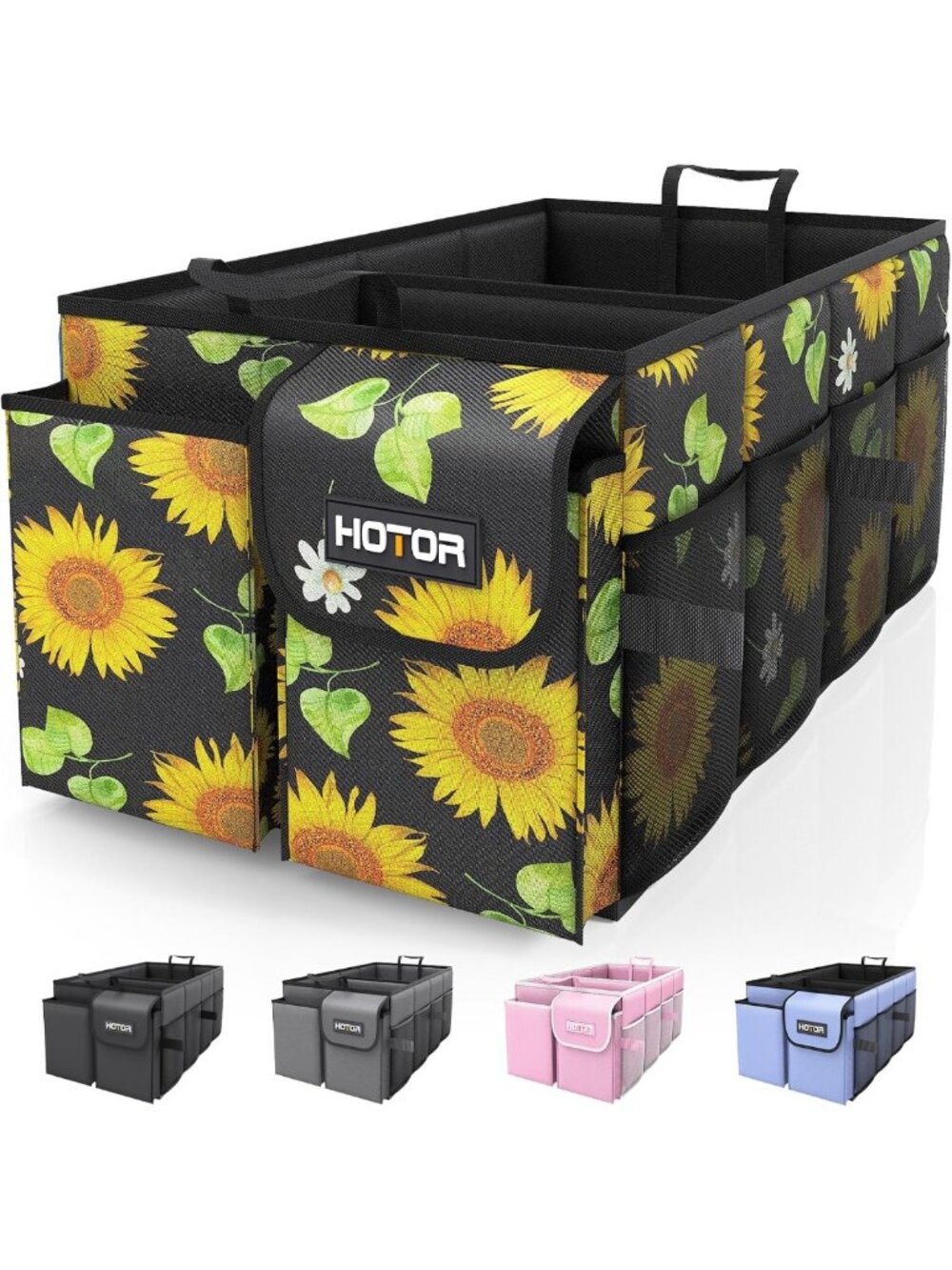 Foldable Car Trunk Organizer for SUVs & Sedans - Versatile Storage Solution